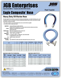 Eagle Composite Heavy Duty Oil Marine Hose - Fluid Transfer Hose