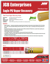 Eagle PU Vapor Recovery Hose