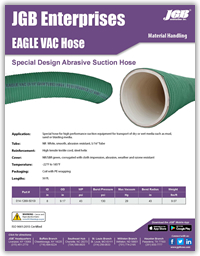 JGB Eagle VAC Abrasive Suction Hose JGB EEagle VAC Abrasive Suction Hose