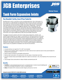 Tank Farm Expansion Joints - Industrial Metal Hose & Expansion Joints Spec Sheet