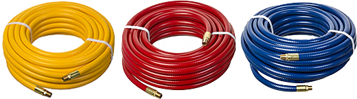 Kuri Tec HS1181, HS1184, HS1186 Series Utility-Grade PVC Air Tool Hose Assemblies Kuri Tec HS1181, HS1184, HS1186 Series Utility-Grade PVC Air Tool Hose Assemblies