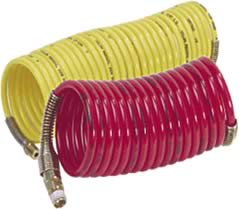 Nylon Self-Storing Air Hose Assemblies and Bulk Hose Nylon Self-Storing Air Hose Assemblies and Bulk Hose