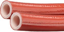 PIRANHAFLEX Series PF354NCTL Nylon Tube/Orange Cover Non-Conductive 100R7 Twin Line Hoses PIRANHAFLEX Series PF354NCTL Nylon Tube/Orange Cover Non-Conductive 100R7 Twin Line Hoses