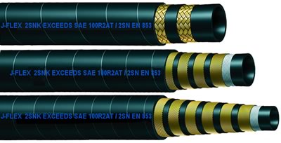 J-FLEX® 2SN5K Exceeds 100R2AT Hydraulic Hose