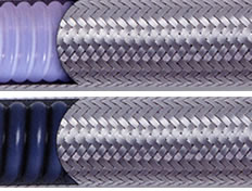 Seamless Convoluted PTFE Hose SCW and SCB Seamless Convoluted PTFE Hose SCW and SCB
