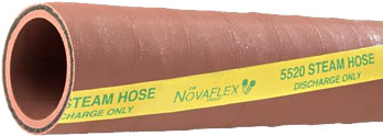 5520 Red Low Pressure Non-Conductive Steam Hose 100psi