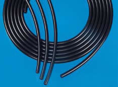 Electrically conductive PUR tubing