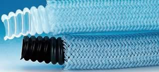 PWCO/PBCO Series - Polypropylene Braided Convoluted PTFE Hose