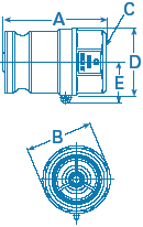 1600AN Dimensions