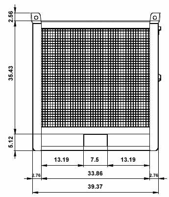 Blue Fittings Cage