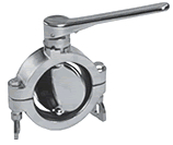 Bradford B5102 Series Sanitary Butterfly Valve