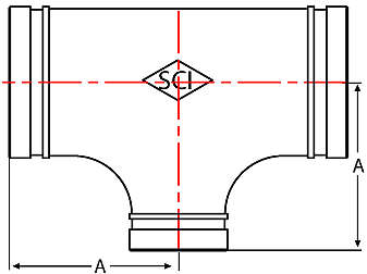 Cooplok-Grooved Reducing Tee