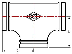 Cooplok Tee Standard Radius