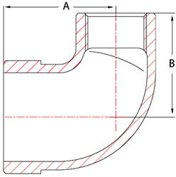 Cooplok Adapter Elbow Grooved X Thread