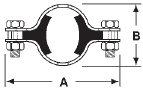 Round Tube Hanger - B24RPH