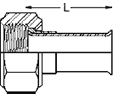 Straight Female Weld End Fitting