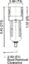 Wilkerson Airline Standard Filter High Flow