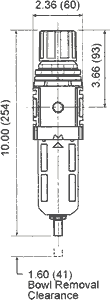 Wilkerson Compact Filter / Regulator B18