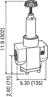 Wilkerson High Pressure High Flow Regulator - R40