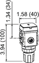 Wilkerson Miniature Regulator 0-125 PSI