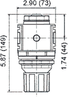 Wilkerson Standard Regulator 2 Ports