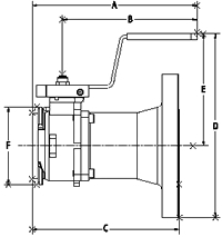 Epsilon ADAPTOR HALF, FLANGED 150 LBS ANSI