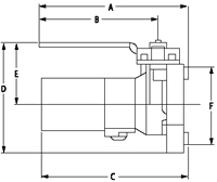 Epsilon COUPLER HALF, BUTT WELD SCHEDULE 40