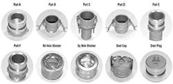 Aluminum and Stainless Steel Cam-locks - Coupling by Vendor