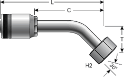 GlobalSpiral High Pressure Fitting