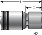 GlobalSpiral High Pressure Fitting