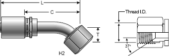 Brass Field Attachable Coupling for Lock-On Coupling