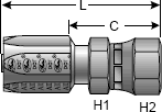 Field Attachable for C5C, C5D & C5M Hose