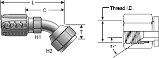 Field Attachable for C5C, C5D & C5M Hose