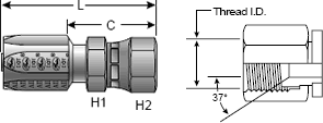 Field Attachable for C5C, C5D & C5M Hose