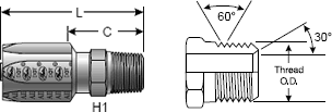 Field Attachable for C5C, C5D & C5M Hose