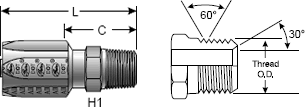 Field Attachable for C5C, C5D & C5M Hose