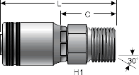 GlobalSpiral High Pressure Fitting