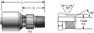 Brass Field Attachable Coupling for Lock-On Coupling
