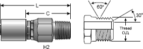 Brass Field Attachable Coupling for Lock-On Coupling