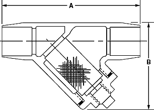 Legend Valve Model T-15 and S-15 Dimensions in Inches Diagram