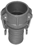 Part C Aluminum Cam Groove Barb Fitting x Coupler - Aluminum Cam-Locks Part C Aluminum Cam Groove Barb Fitting x Coupler - Aluminum Cam-Locks