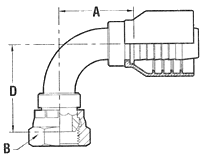 BSP Female 90° Compact Elbow