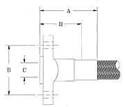 2-Bolt Flange - Medium Pressure Smooth Bore Fittings