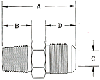 Adapter-Male JIC to Male Pipe