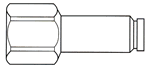 Brass Push-To-Connect Fittings / Female Adapter