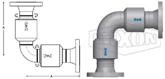 Double Plane V-Ring Style 60 (150# ASA Flange x 150# ASA Flange)