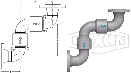 Triple Plane O-Ring Style 70 (150# ASA Flange x 150# ASA Flange)