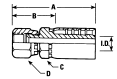 JIC 37° FEMALE SWIVEL