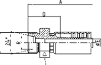 CODE S METRIC MALE RIGID DIN 3901-3902)