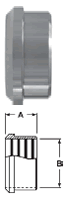 Recessless Plain Bevel Seat Ferrules - 14R